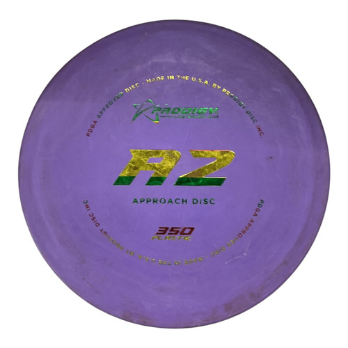 Vist Large View of Product Image Which is Used Prodigy Disc A2 350 PLASTIC Disc Golf Mid Range Purple 155g