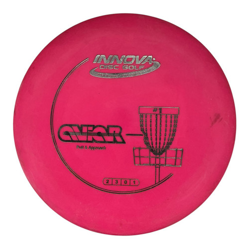 Vist Large View of Product Image Which is Used Innova DX AVIAR Disc Golf Putter Pink 175g