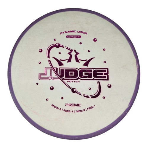 Vist Large View of Product Image Which is Used Dynamic Discs ORBIT PRIME JUDGE Disc Golf Putter Purple 174g