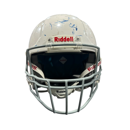 Vist Large View of Product Image Which is Used Riddell FOOTBALL HELMET FB Helmet White LG