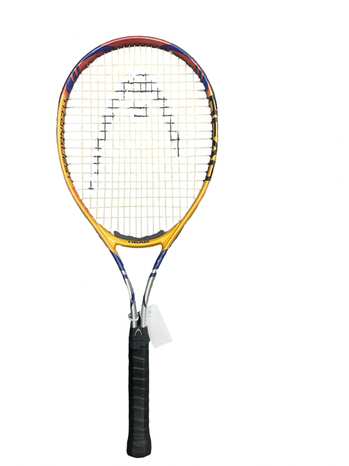Vist Large View of Product Image Which is Used Wilson TITANIUM 3 Adult Tennis Racquet Red 4 3/8"