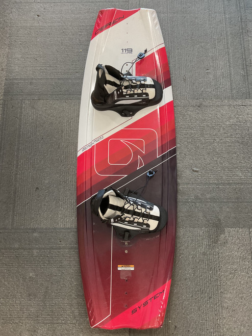 Vist Large View of Product Image Which is Used O'Brien SYSTEM Wakeboard White/Black/Red 119 cm