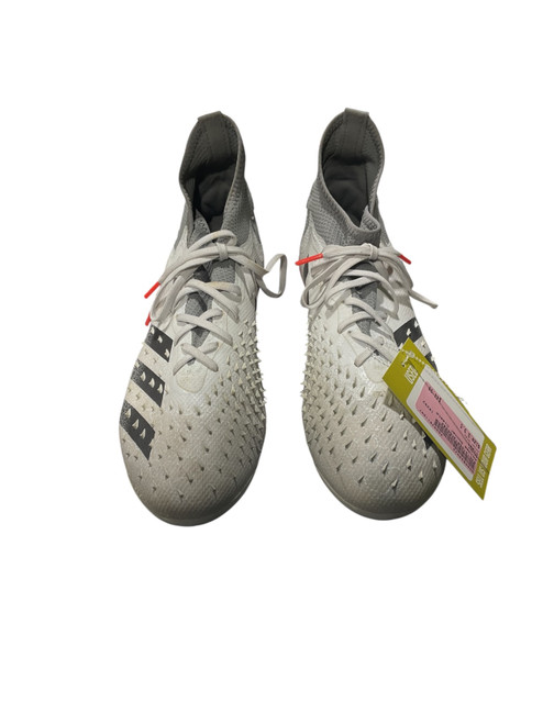 Vist Large View of Product Image Which is Used Adidas Soccer Cleats Grey Senior 9.5