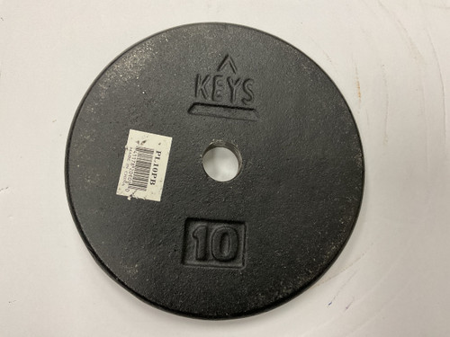 Vist Large View of Product Image Which is Used Keys Standard Plate Black 10 lb