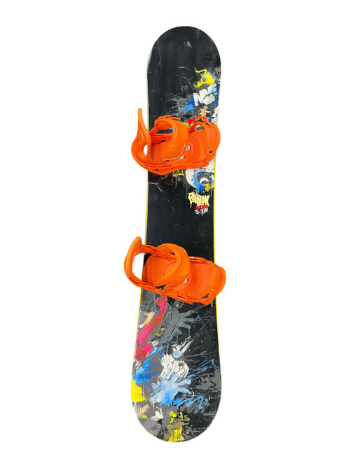 Vist Large View of Product Image Which is Used Burton BLUNT Mens Board/Bindings Orange 153 cm