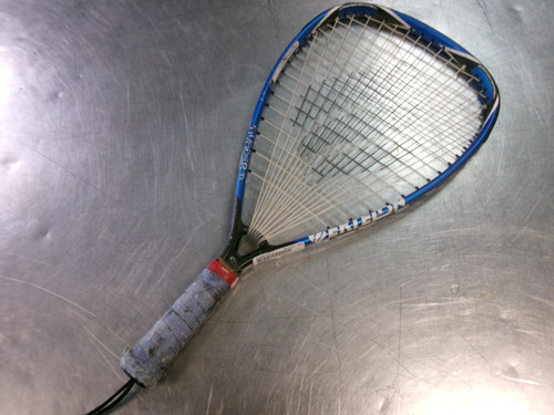 Vist Large View of Product Image Which is Used Ektelon INVADER Adult Racquetball Racquet Royal Blue 4 1/8"