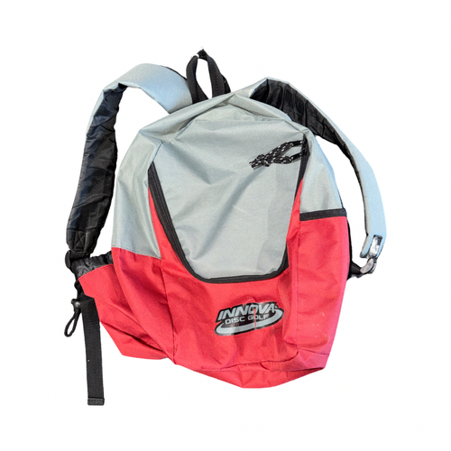 Vist Large View of Product Image Which is Used Innova Disc Golf Backpack Red