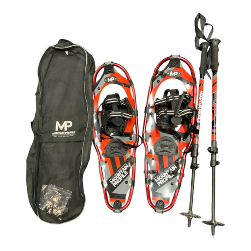 Vist Large View of Product Image Which is Used Yukon Charlie's MP MOUNTAIN PROFILE Snowshoes Mens Red 25"