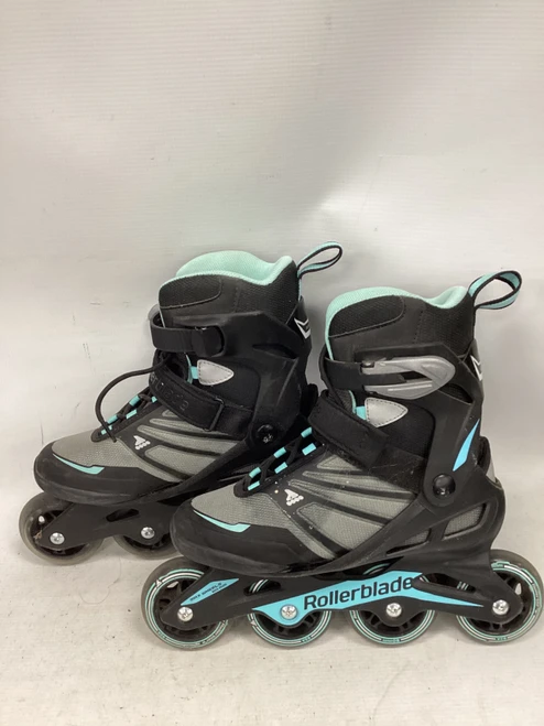 Vist Large View of Product Image Which is Used Rollerblade ZETRA BLADE Senior Aggressive Skates Black Senior 7