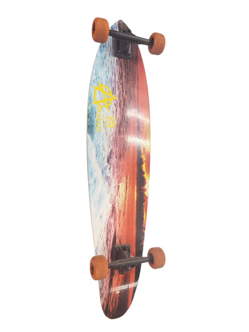Vist Large View of Product Image Which is Used AWAKEN 40 Longboard Red Long