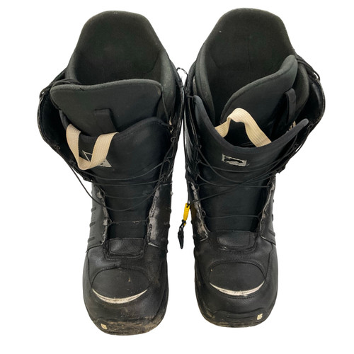 Vist Large View of Product Image Which is Used Burton MOTO Mens Snowboard Boots Black Senior 11.5