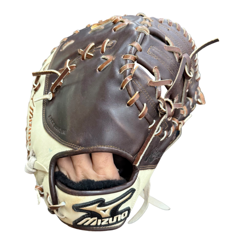 Vist Large View of Product Image Which is Used Mizuno CLASSIC PRO X BB/SB First Base RH Throw Brown 12 1/2"