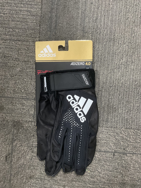 Vist Large View of Product Image Which is Used Adidas ADIZERO 4.0 BB/SB Batting Gloves Black MD