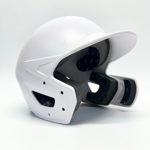 Vist Large View of Product Image Which is Used Victus BHVGS3A Batting Helmet No Mask White M/L