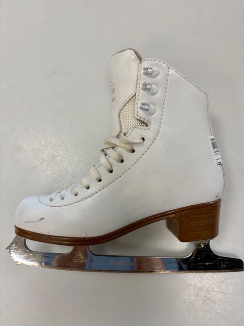 Vist Large View of Product Image Which is Used Jackson MYSTIQUE Girls Figure Skate White Junior 04