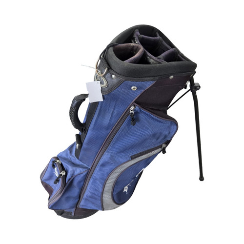 Vist Large View of Product Image Which is Used Dunlop DUNLOP GOLF BAG Mens Stand Bag Navy Blue