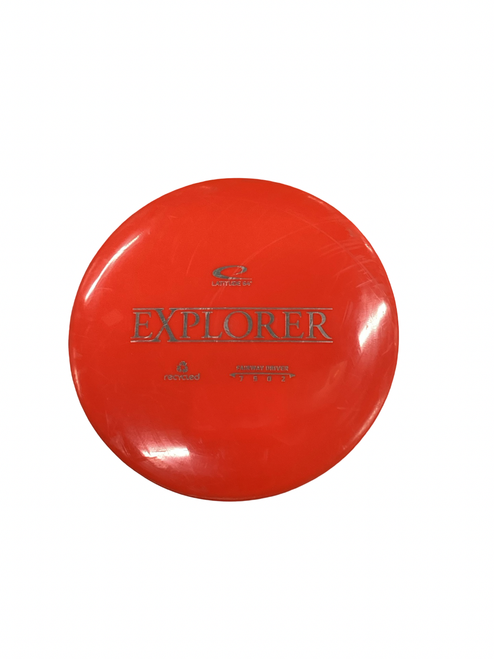 Vist Large View of Product Image Which is Used Latitude 64 EXPLORER Disc Golf Driver Red