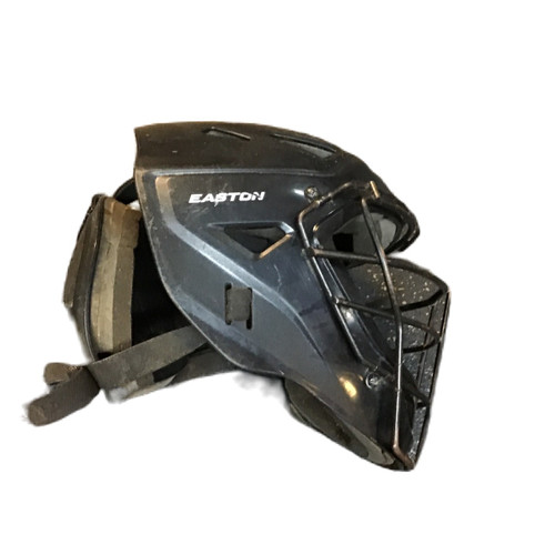 Vist Large View of Product Image Which is Used Easton BLACK MAGIC Catchers Helmet w/Mask Black One Size