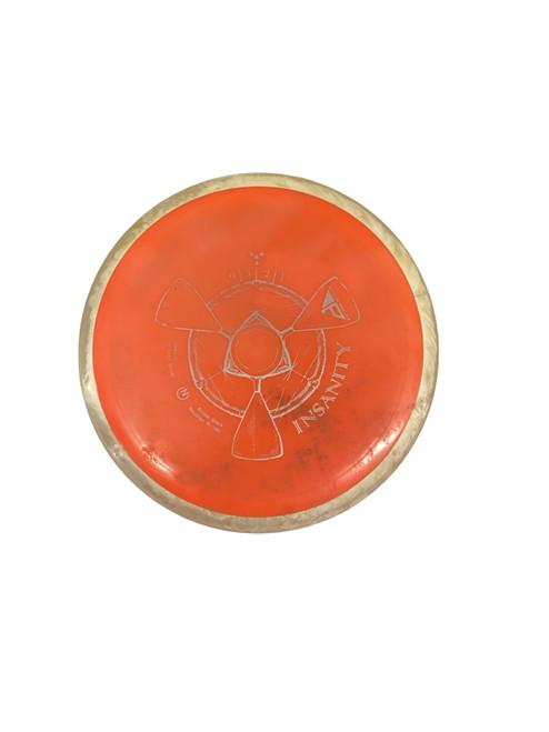 Vist Large View of Product Image Which is Used Axiom INSANITY Disc Golf Driver Orange 172g