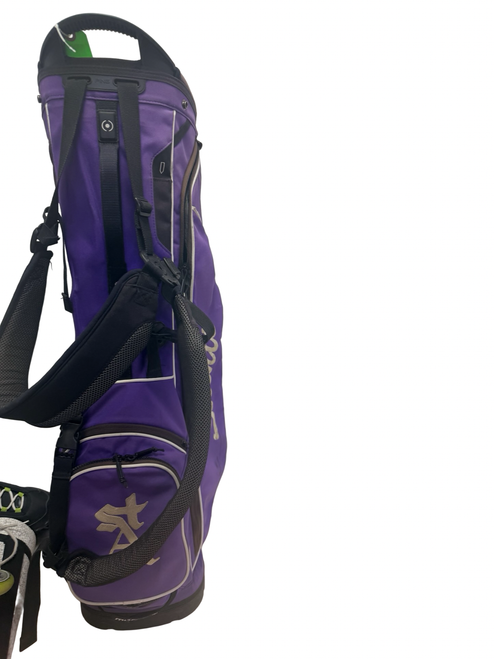 Vist Large View of Product Image Which is Used Ping Hoofer Golf Stand Bag Purple - St Augustine Saints Embroidered