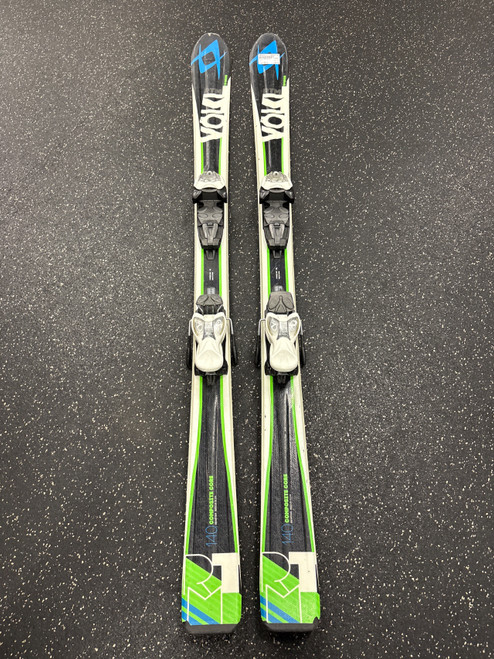 Vist Large View of Product Image Which is Used Volkl RTM Boys DH Ski/Binding Black 140 cm