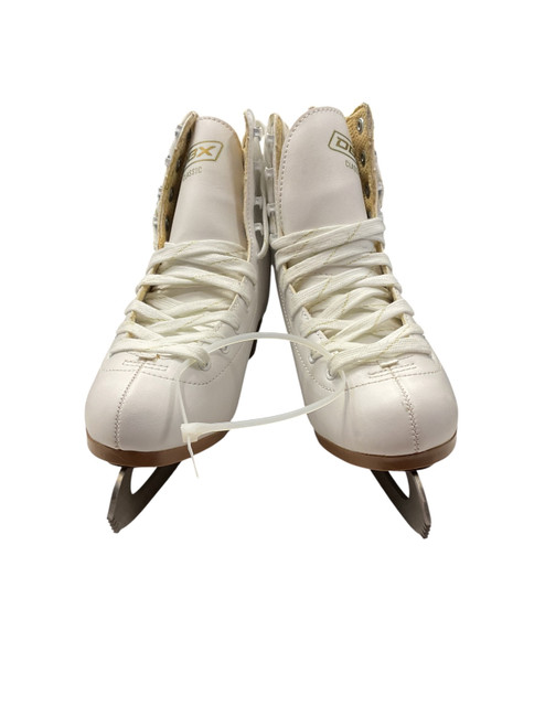 Vist Large View of Product Image Which is Used DBX CLASSIC SZ 5 WomensFigure Skate White Senior 5