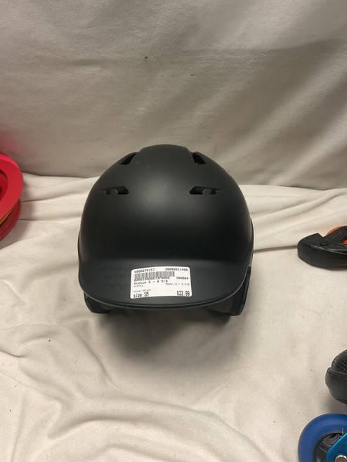 Vist Large View of Product Image Which is Used Victus 6 - 6 5/8 Batting Helmet No Mask Black SM
