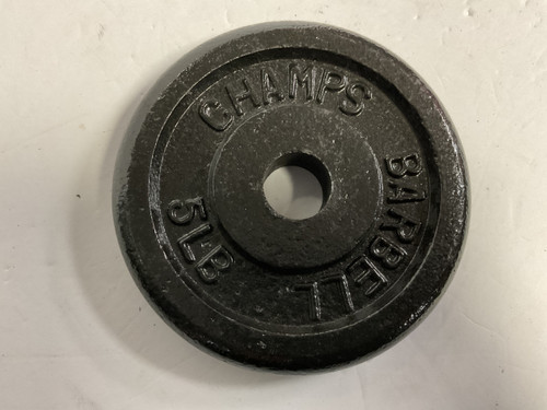 Vist Large View of Product Image Which is Used Standard Plate Black 5 lb