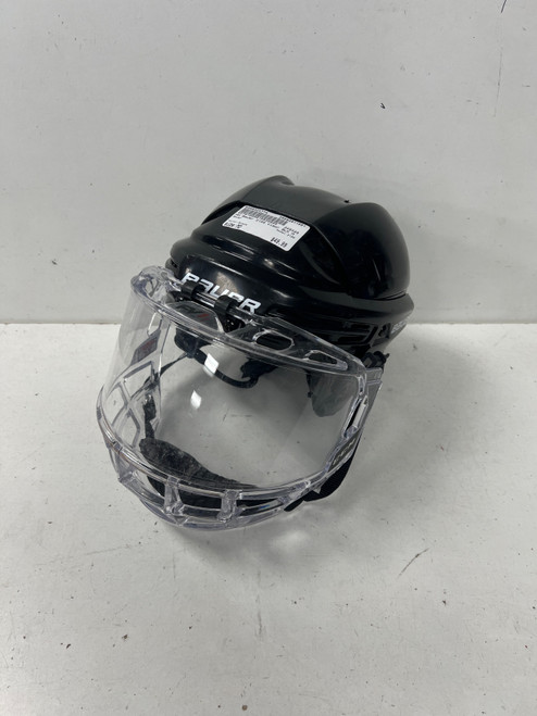 Vist Large View of Product Image Which is Used Bauer 2100 Helmet Half Visor Combo Black MD
