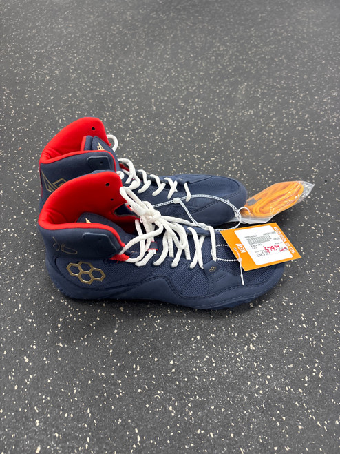 Vist Large View of Product Image Which is Brand New Rudis JB1 Wrestling Shoes Navy Blue Senior 10
