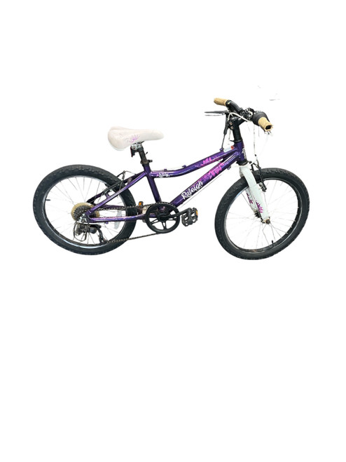 Vist Large View of Product Image Which is Used Raleigh LILY Mountain Bike Girls Purple 20"