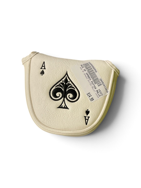 Vist Large View of Product Image Which is Used ACE OF SPADES PUTTER MALLET COVER Golf Accessory