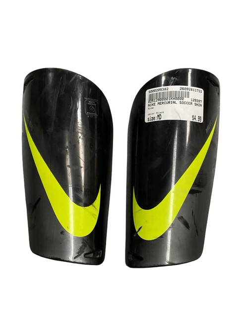 Vist Large View of Product Image Which is Used Nike Soccer Shin Guards Adult Black MD