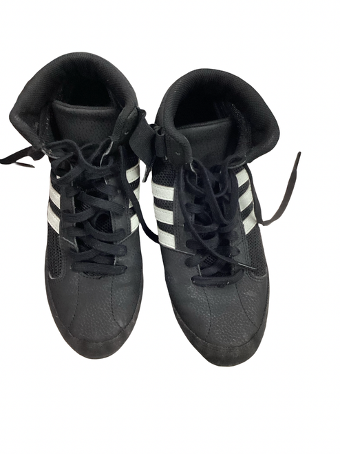 Vist Large View of Product Image Which is Used Adidas Wrestling Shoes Black Senior 5