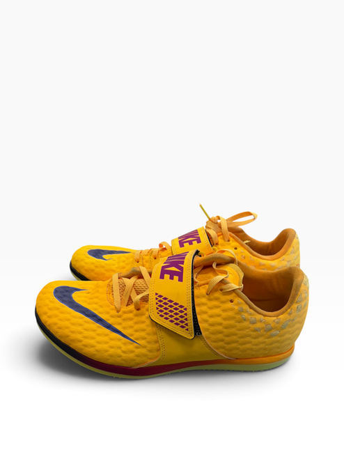 Vist Large View of Product Image Which is Used Nike Track & Field Cleats Adult Yellow Senior 9.5