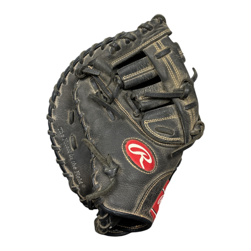 Vist Large View of Product Image Which is Used Rawlings RENEGADE Left Hand Throw Fastpitch Gloves Black 11 1/2"