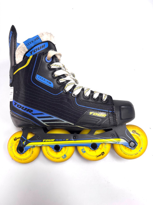 Vist Large View of Product Image Which is Used Tour Skate Roller Hockey Skates Black Youth 07.0