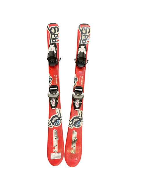 Vist Large View of Product Image Which is Used Elan SPIDY 90CM Boys DH Ski/Binding Red 90 cm