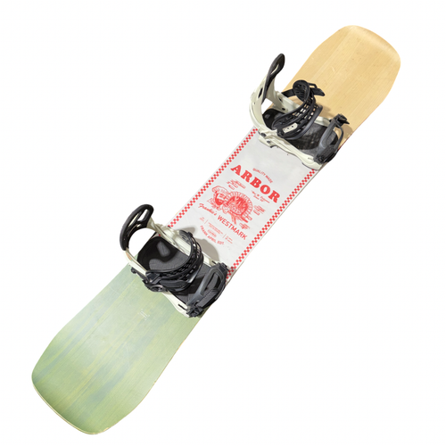 Vist Large View of Product Image Which is Used Arbor FRANKIES APRIL EDT Mens Board/Bindings Red 153 cm