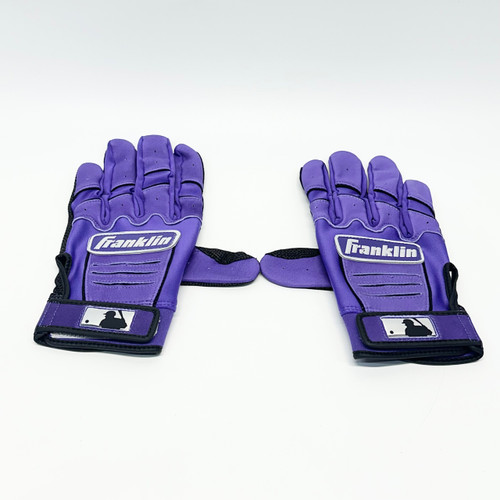 Vist Large View of Product Image Which is New Franklin BB/SB Batting Gloves Purple LG
