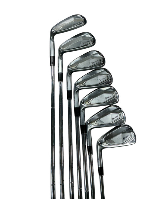 Vist Large View of Product Image Which is Used Srixon ZXI-5 Mens Iron Set LH 5I-GW/AW