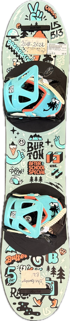 Vist Large View of Product Image Which is Used Burton AFTER SCHOOL SPECIAL 35 Boys Board/Binding Teal 88 cm