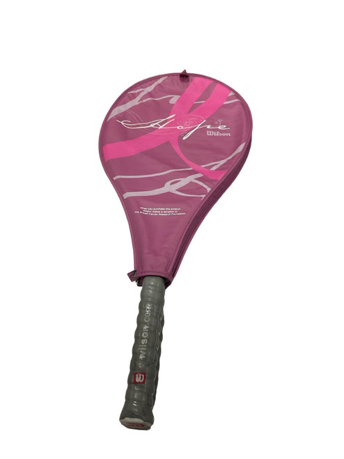 Vist Large View of Product Image Which is Wilson, HOPE, Womens, Tennis, Racquet, Pink, 4 1/4"