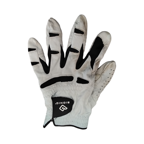 Vist Large View of Product Image Which is Used BIONIC Mens Golf Glove White 3X