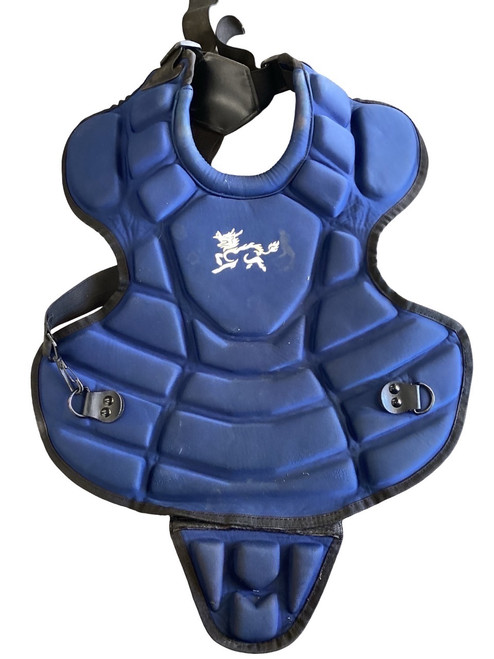 Vist Large View of Product Image Which is Used JADEKYCIN CHEST PROTECTOR Catchers Chest Protector Navy Blue Junior