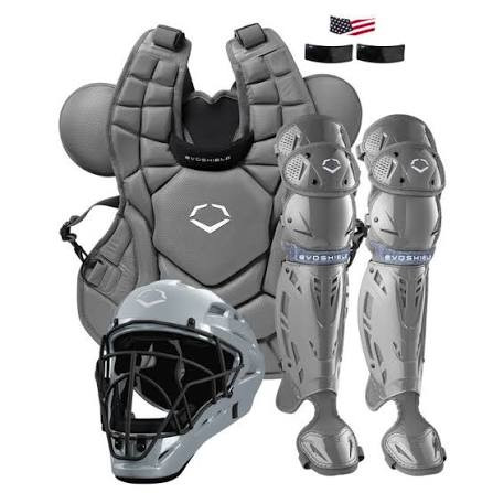 Vist Large View of Product Image Which is New Evoshield SRZ-1 CATCHERS SET INT-GRY