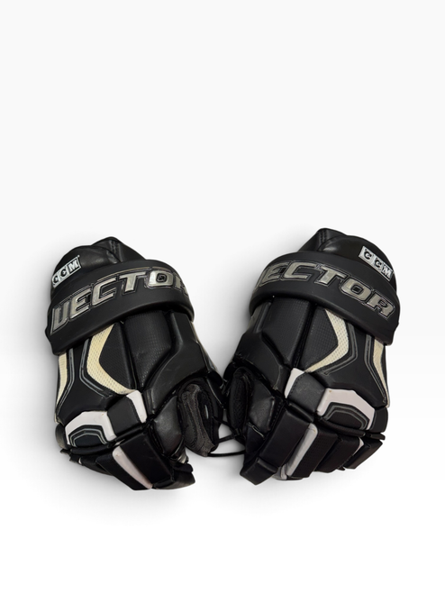 Vist Large View of Product Image Which is Used CCM VECTOR Senior Gloves Black 14"