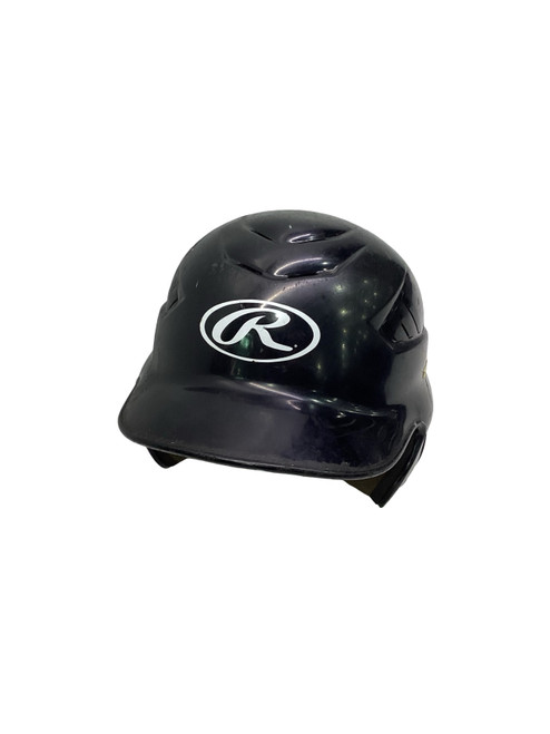 Vist Large View of Product Image Which is Used Rawlings 6 1/2 - 7 1/2 BB HELMET Batting Helmet No Mask Black One Size
