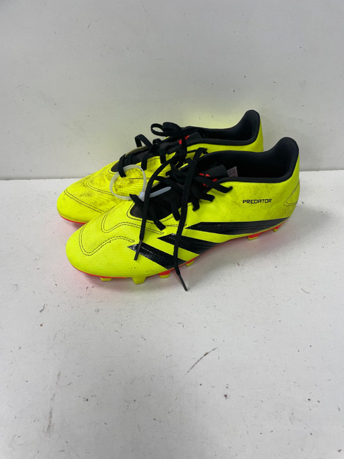 Vist Large View of Product Image Which is Used Adidas PREDATOR Soccer Cleats Yellow Senior 7.5
