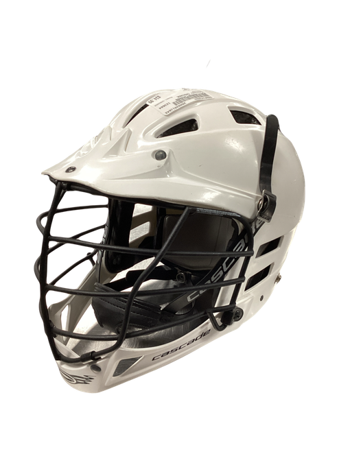 Vist Large View of Product Image Which is Used Cascade CASCADE Lacrosse Helmet White One Size